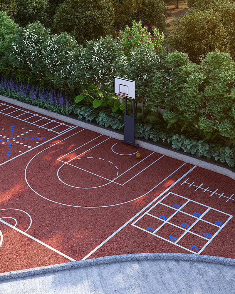 Golden Horizon Basketball Court