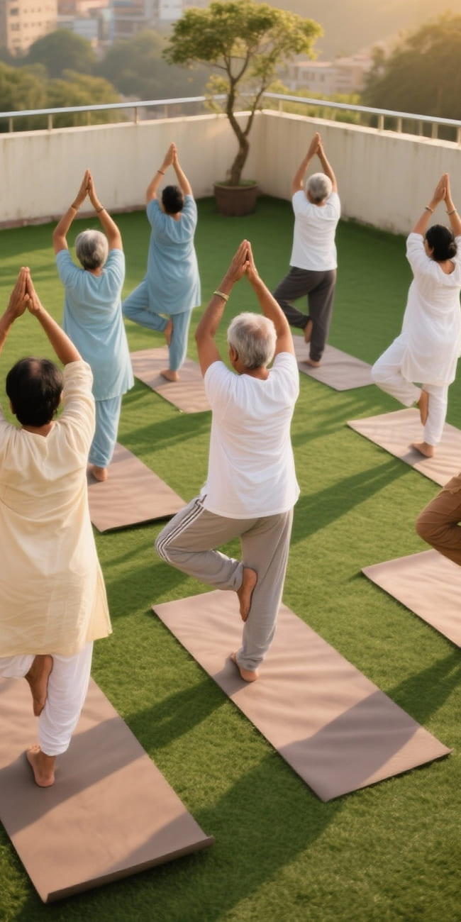Golden Horizon Yoga Lawn